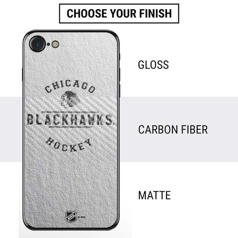 NHL Chicago Blackhawks Black Text iPhone SE (2nd & 3rd Gen) Skin