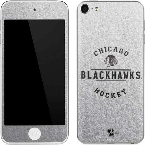 NHL Chicago Blackhawks Black Text Apple iPod Skin