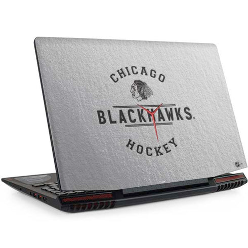 NHL Chicago Blackhawks Black Text Legion Y720 Skin