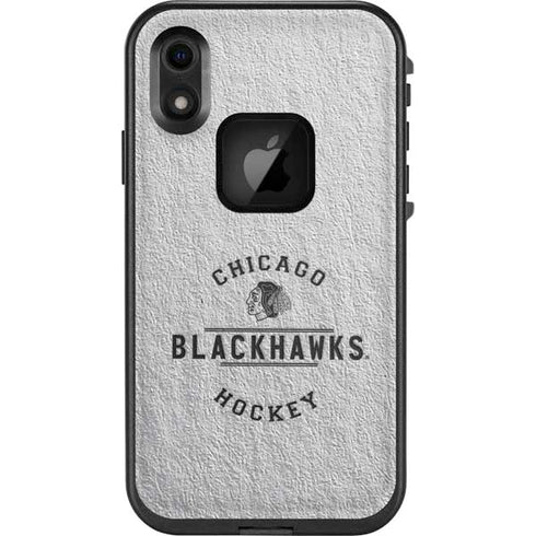 NHL Chicago Blackhawks Black Text LifeProof Fre iPhone Skin