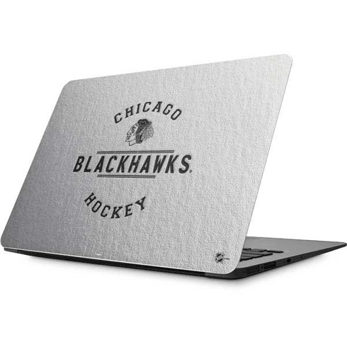 NHL Chicago Blackhawks Black Text Apple MacBook Skin