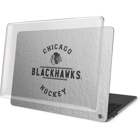 NHL Chicago Blackhawks Black Text MacBook Pro 15in (2016-19) Case plus Skin