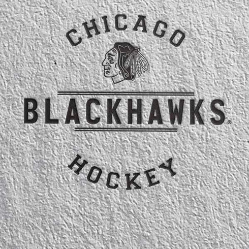 NHL Chicago Blackhawks Black Text Moto E5 Play Skin