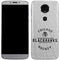 NHL Chicago Blackhawks Black Text Moto E5 Plus Skin