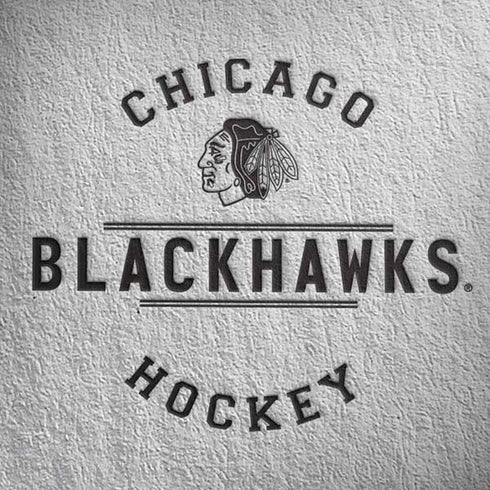 NHL Chicago Blackhawks Black Text Moto G6 Skin
