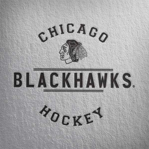 NHL Chicago Blackhawks Black Text Notebook 9 Pro 13in (2017) Skin