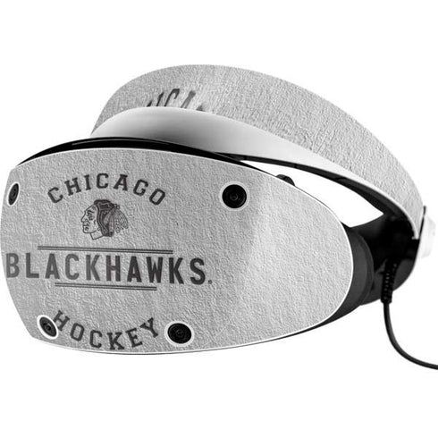 NHL Chicago Blackhawks Black Text PlayStation VR2 Skin