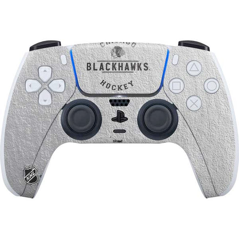 NHL Chicago Blackhawks Black Text PS5 Controller Skin