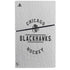 NHL Chicago Blackhawks Black Text PS5 Slim Digital Edition Bundle Skin