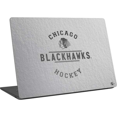 NHL Chicago Blackhawks Black Text Surface Laptop 4 15in Skin