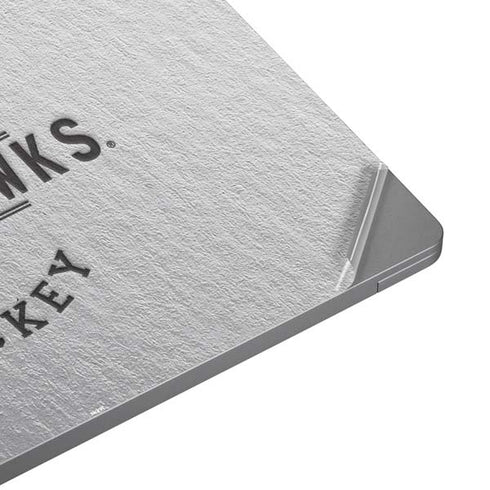 NHL Chicago Blackhawks Black Text Universal Laptop 15in (12.2 x 8.8in) Skin