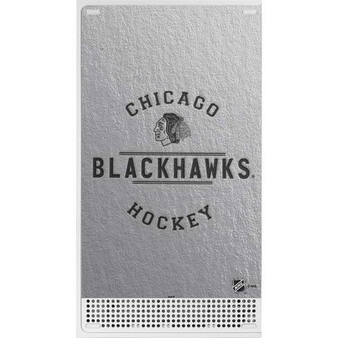 NHL Chicago Blackhawks Black Text Xbox Series S Skins