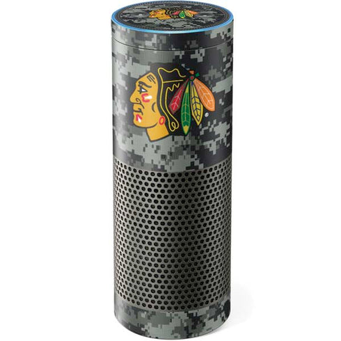NHL Chicago Blackhawks Camo Amazon Echo Skin