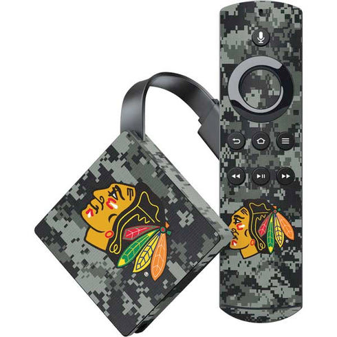 NHL Chicago Blackhawks Camo Amazon Fire TV Skin
