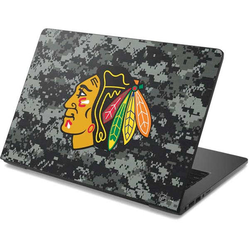 NHL Chicago Blackhawks Camo Dell Chromebook Skin
