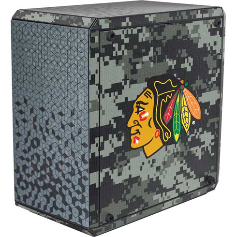 NHL Chicago Blackhawks Camo Cooler Master MasterBox Q300L Mini Tower Skin