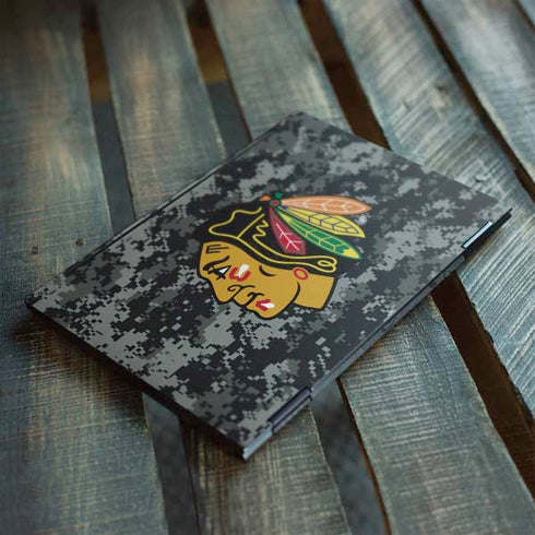 NHL Chicago Blackhawks Camo HP Envy Skin