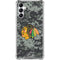 NHL Chicago Blackhawks Camo Galaxy A14 5G Clear Case