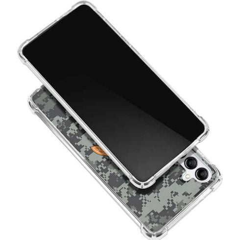 NHL Chicago Blackhawks Camo Galaxy A15 5G Clear Case