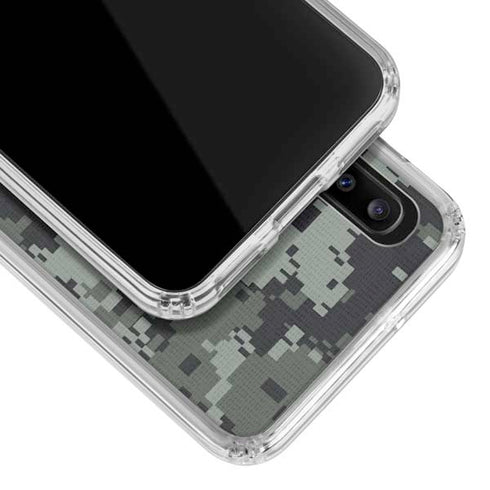 NHL Chicago Blackhawks Camo Galaxy A20 Clear Case
