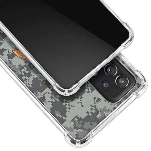 NHL Chicago Blackhawks Camo Galaxy A52 5G Clear Case