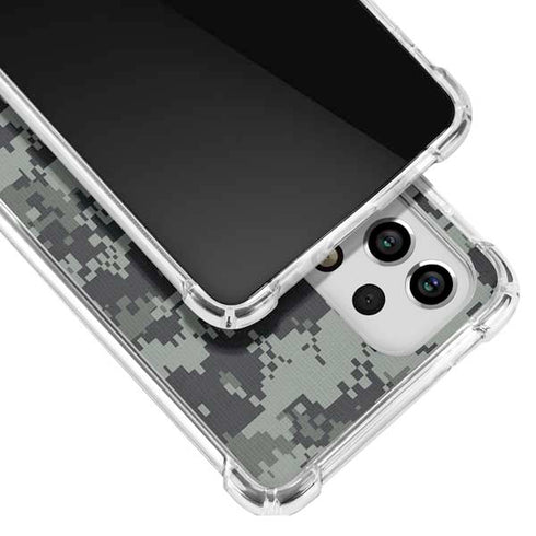 NHL Chicago Blackhawks Camo Galaxy A53 5G Clear Case