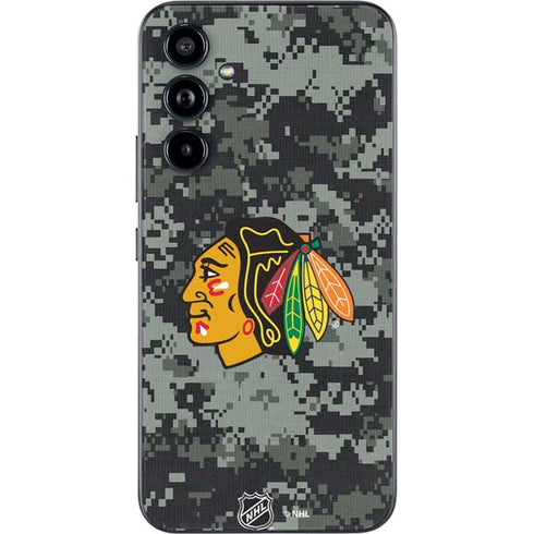 NHL Chicago Blackhawks Camo Galaxy A54 5G Skin