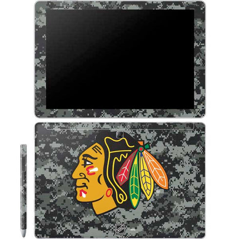 NHL Chicago Blackhawks Camo Galaxy Book 12in Skin