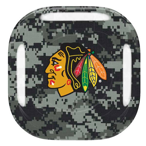 NHL Chicago Blackhawks Camo Galaxy Buds Pro Skin