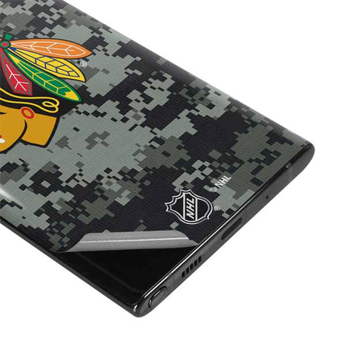 NHL Chicago Blackhawks Camo Galaxy Note 10 Plus Skin