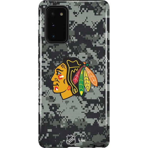 NHL Chicago Blackhawks Camo Galaxy Note20 5G Pro Case