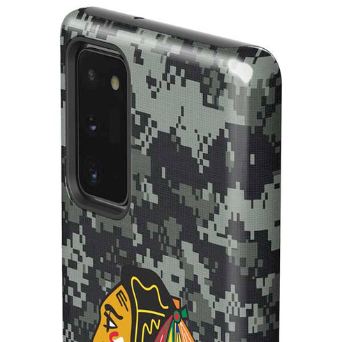 NHL Chicago Blackhawks Camo Galaxy Note20 5G Pro Case
