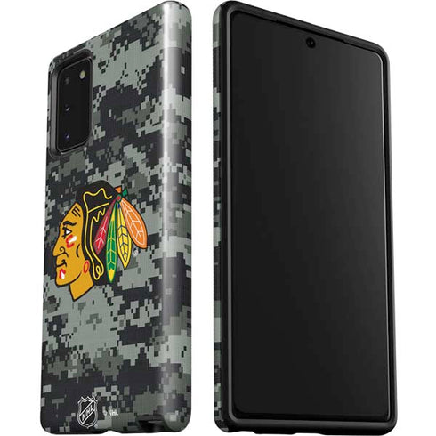 NHL Chicago Blackhawks Camo Galaxy Note20 5G Pro Case