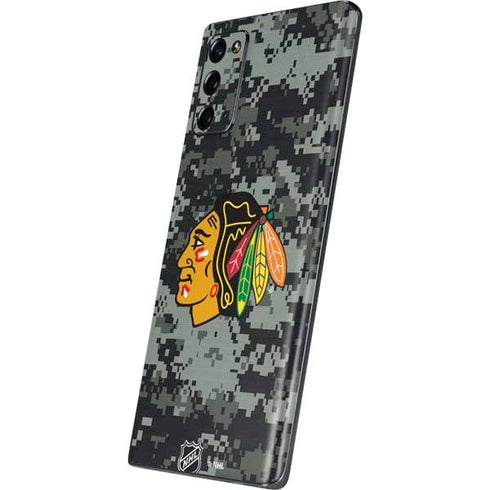 NHL Chicago Blackhawks Camo Galaxy Note20 5G Skin