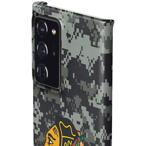 NHL Chicago Blackhawks Camo Galaxy Note20 Ultra 5G Lite Case
