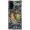 NHL Chicago Blackhawks Camo Galaxy S20 FE Clear Case