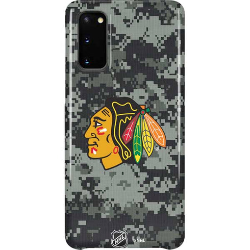 NHL Chicago Blackhawks Camo Galaxy S20 Lite Case