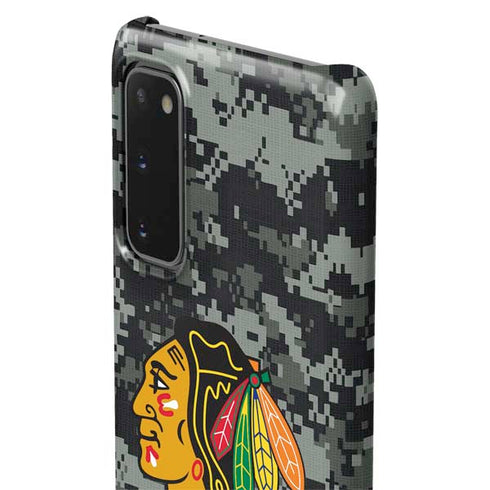 NHL Chicago Blackhawks Camo Galaxy S20 Lite Case