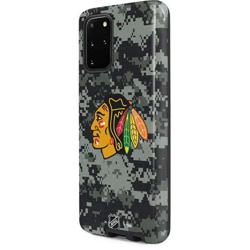 NHL Chicago Blackhawks Camo Galaxy S20 Plus Pro Case