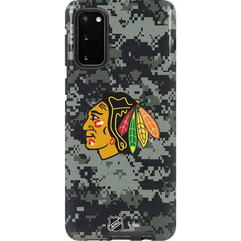 NHL Chicago Blackhawks Camo Galaxy S20 Pro Case