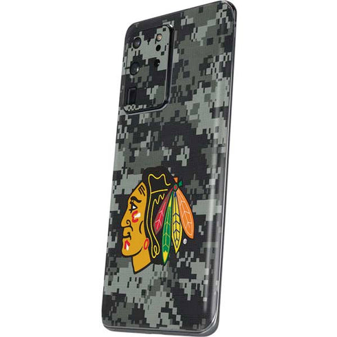 NHL Chicago Blackhawks Camo Galaxy S20 Ultra 5G Skin