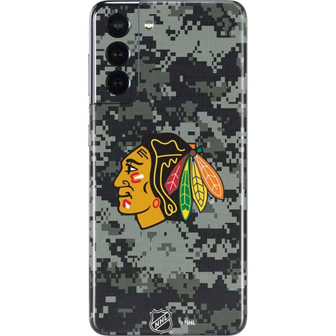 NHL Chicago Blackhawks Camo Galaxy S21 5G Skin
