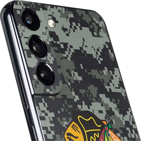 NHL Chicago Blackhawks Camo Galaxy S22 Plus Skin