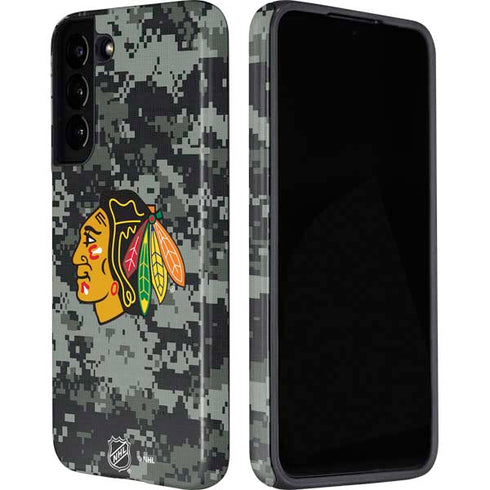 NHL Chicago Blackhawks Camo Galaxy S22 Pro Case