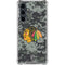 NHL Chicago Blackhawks Camo Galaxy S23 FE Clear Case