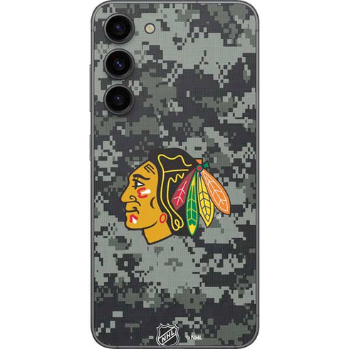 NHL Chicago Blackhawks Camo Galaxy S23 Plus Skin