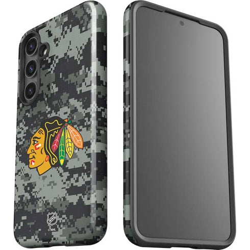 NHL Chicago Blackhawks Camo Galaxy S24 Plus Impact Case