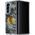 NHL Chicago Blackhawks Camo Galaxy Z Fold5 5G Clear Case