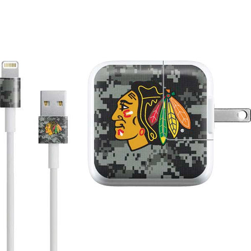 NHL Chicago Blackhawks Camo iPad Charger (10W USB) Skin