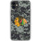 NHL Chicago Blackhawks Camo iPhone 11 Clear Case